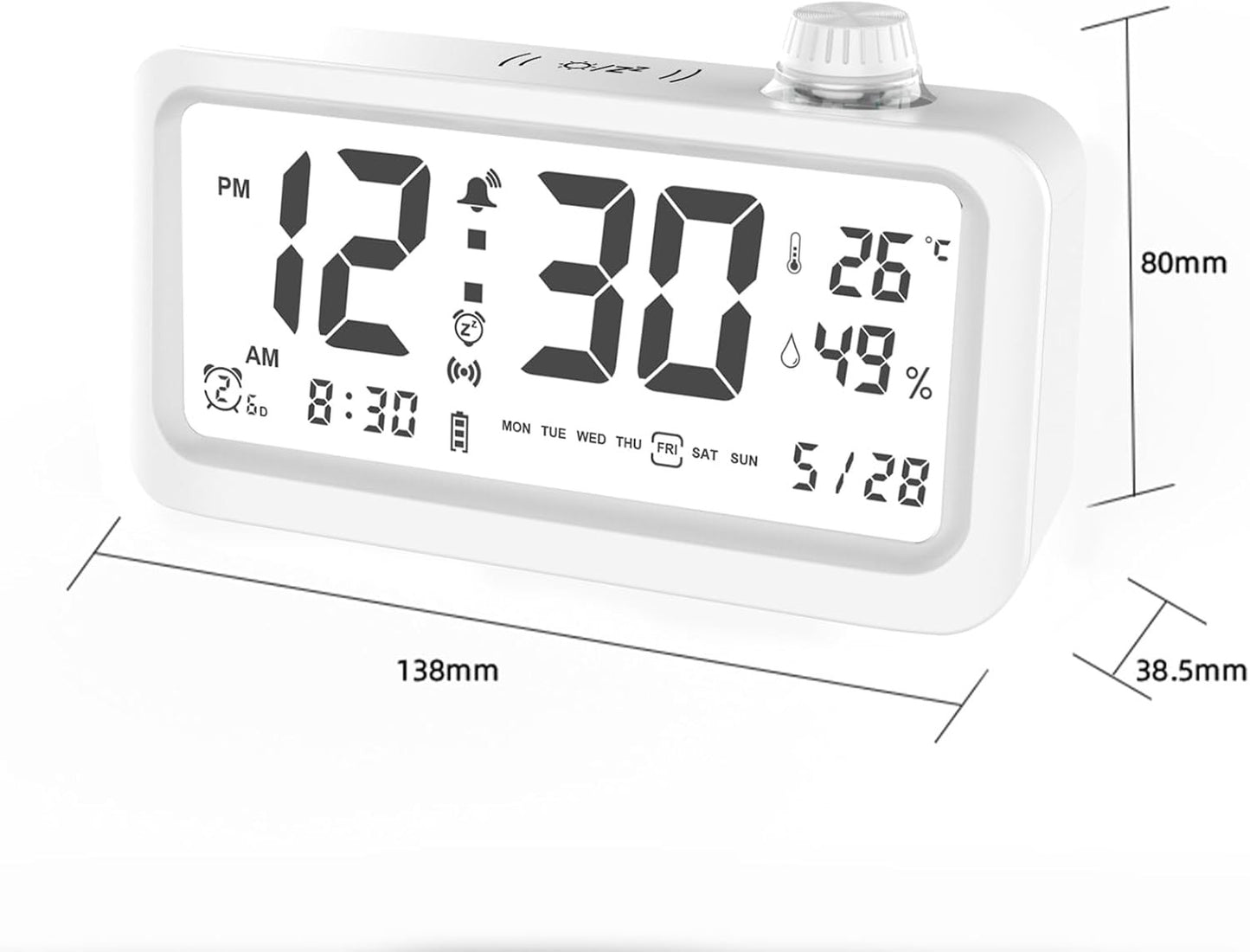 LED laikrodis Reach WakeUp-2