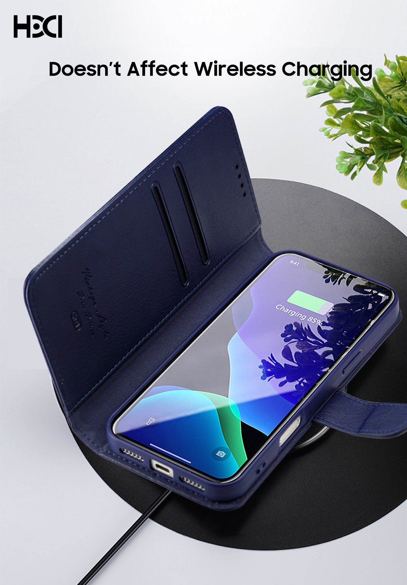 Dėklas HDD Clasp Wallet Case Apple iPhone 11 juodas