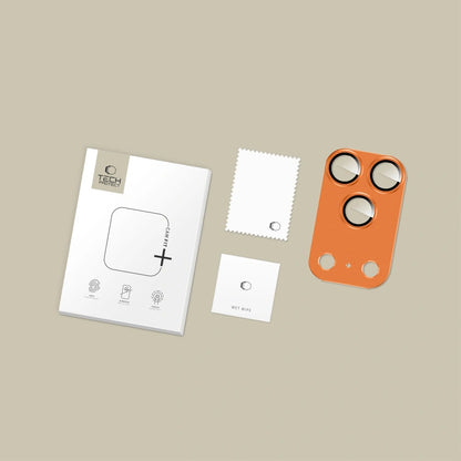 Kameros apsauga Tech-Protect CamFull Fit+ Apple iPhone 17 Pro Cosmic Orange