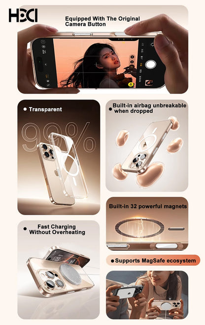 Dėklas HDD Clear MagSafe Case Apple iPhone Air skaidrus