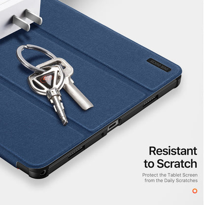 Dėklas Dux Ducis Domo Samsung X210/X215/X216 Tab A9 Plus 11.0/X230/X235/X236 Tab A11 Plus 11.0 tamsiai mėlynas