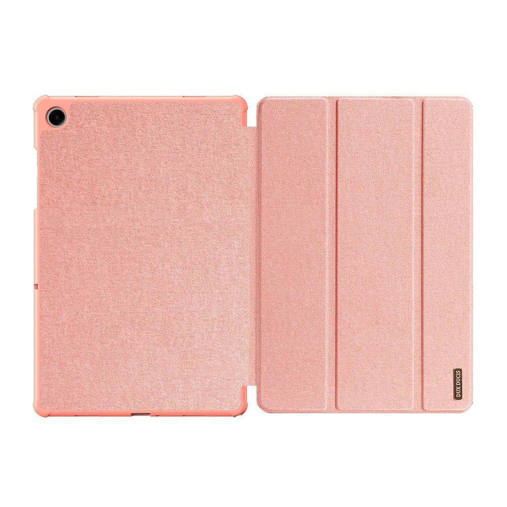 Dėklas Dux Ducis Domo Samsung X210/X215/X216 Tab A9 Plus 11.0/X230/X235/X236 Tab A11 Plus 11.0 rožinis