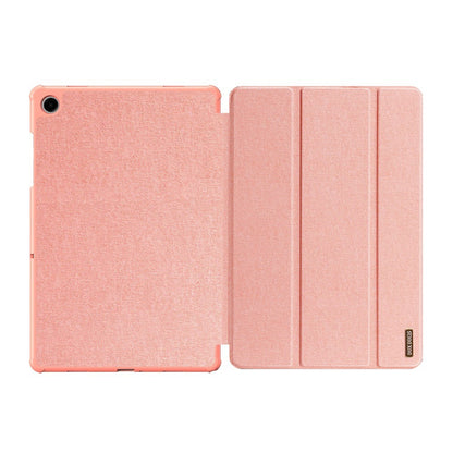 Dėklas Dux Ducis Domo Samsung X210/X215/X216 Tab A9 Plus 11.0/X230/X235/X236 Tab A11 Plus 11.0 rožinis