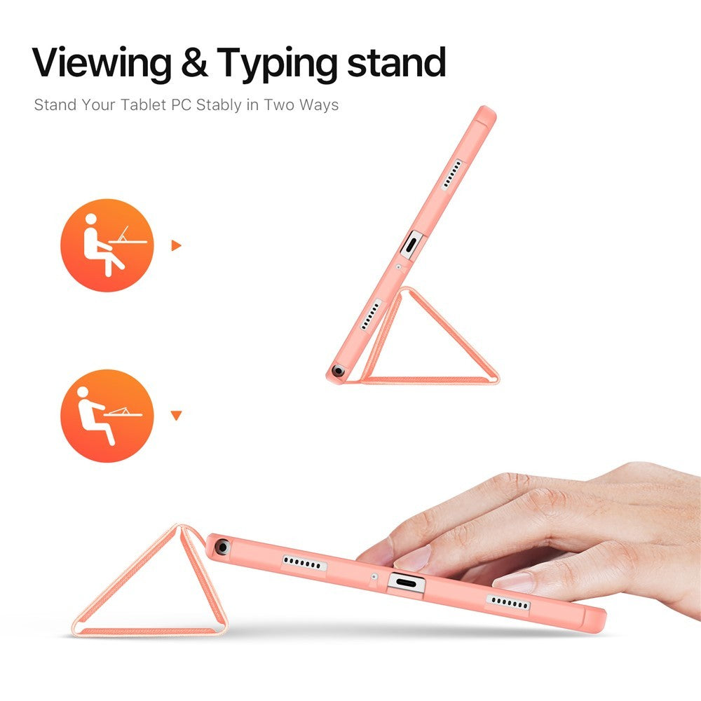 Dėklas Dux Ducis Domo Samsung X210/X215/X216 Tab A9 Plus 11.0/X230/X235/X236 Tab A11 Plus 11.0 rožinis