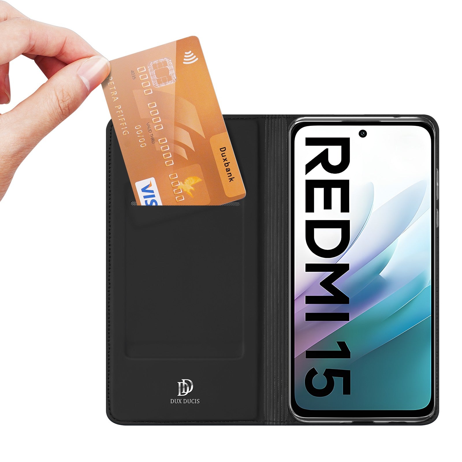 Dėklas Dux Ducis Skin Pro Xiaomi Redmi 15 4G/Redmi 15 5G juodas