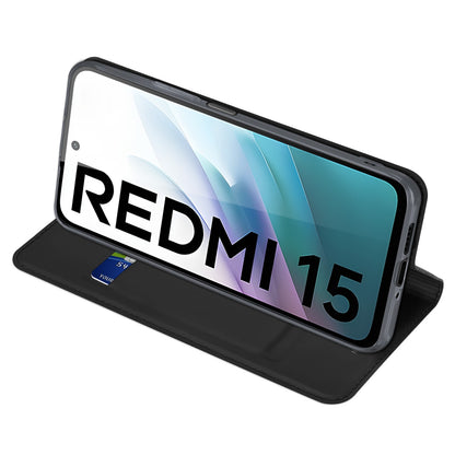 Dėklas Dux Ducis Skin Pro Xiaomi Redmi 15 4G/Redmi 15 5G juodas