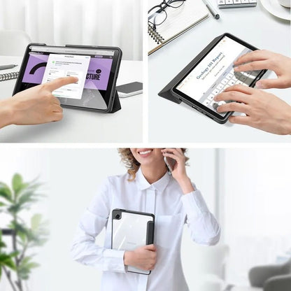 Dėklas Dux Ducis Toby Samsung X110/X115 Tab A9 8.7/X130/X135 Tab A11 8.7 juodas