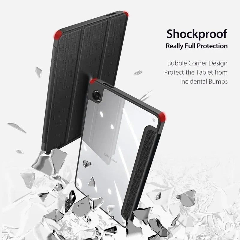 Dėklas Dux Ducis Toby Samsung X110/X115 Tab A9 8.7/X130/X135 Tab A11 8.7 juodas