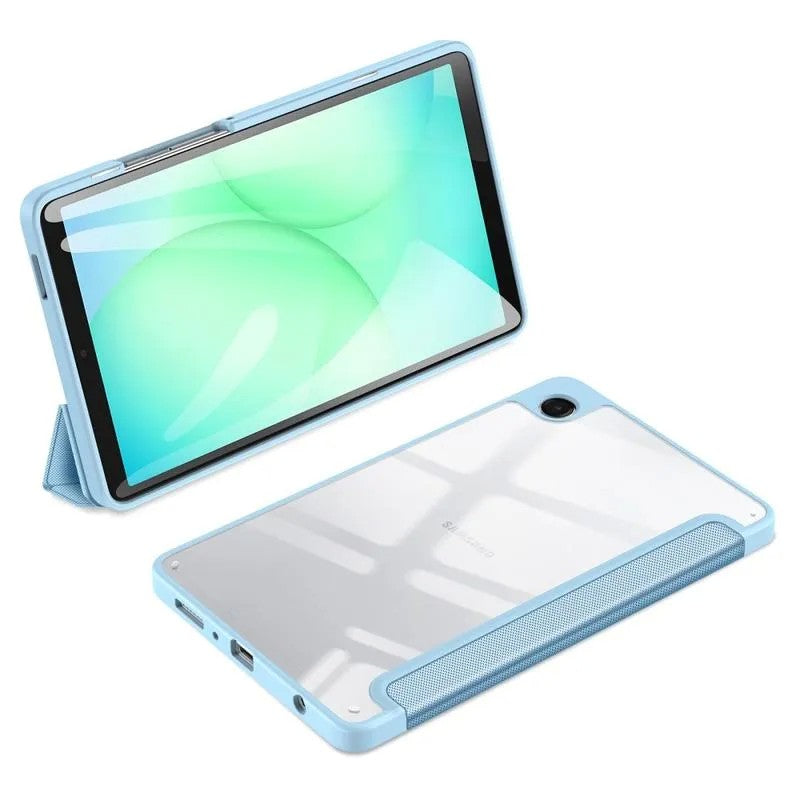 Dėklas Dux Ducis Toby Samsung X110/X115 Tab A9 8.7/X130/X135 Tab A11 8.7 mėlynas