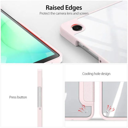 Dėklas Dux Ducis Toby Samsung X110/X115 Tab A9 8.7/X130/X135 Tab A11 8.7 rožinis