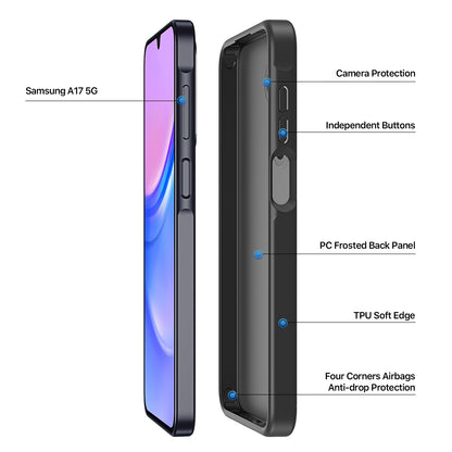Dėklas Dux Ducis Yind Samsung A175 A17 4G/A176 A17 5G juodas
