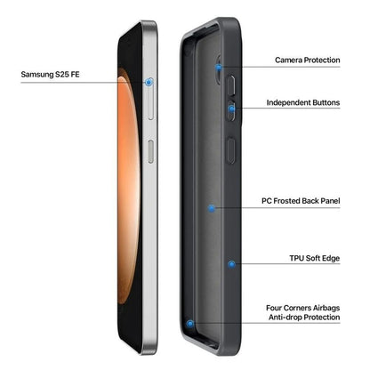 Dėklas Dux Ducis Yind Samsung S731 S25 FE juodas