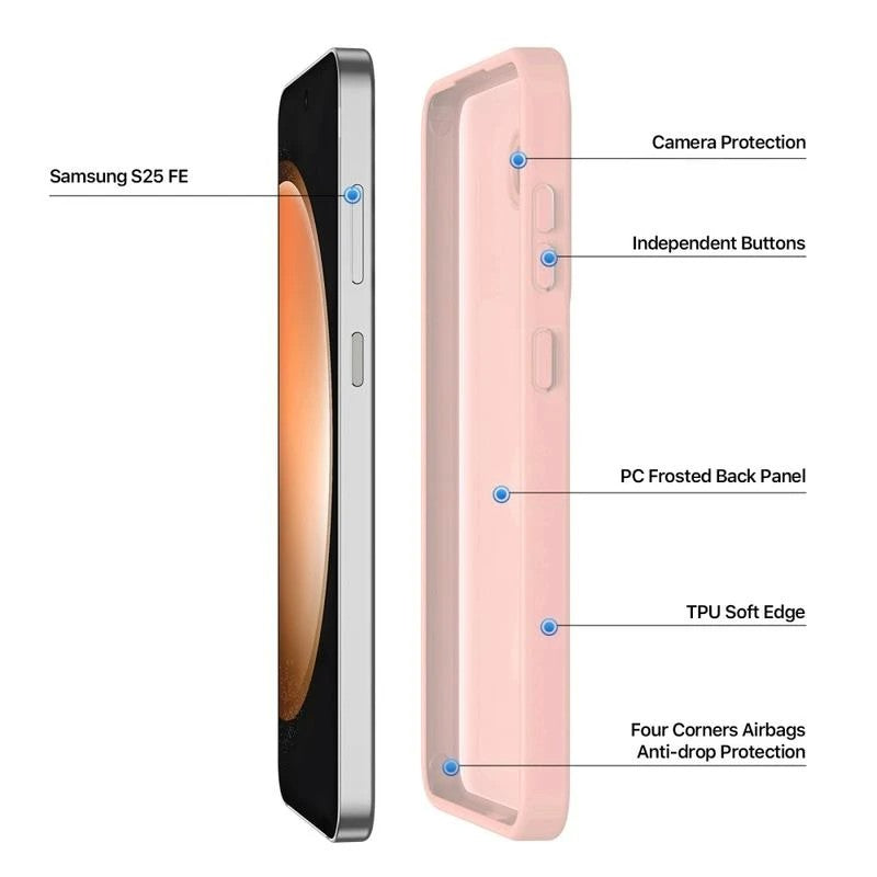 Dėklas Dux Ducis Yind Samsung S731 S25 FE rožinis