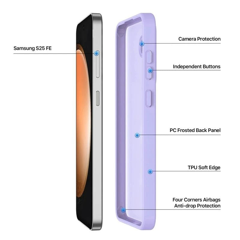 Dėklas Dux Ducis Yind Samsung S731 S25 FE violetinis