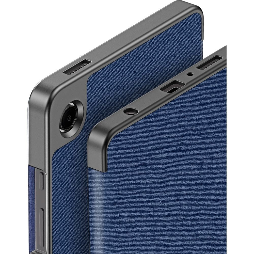 Dėklas Dux Ducis Domo Samsung X110/X115 Tab A9 8.7/X130/X135 Tab A11 8.7 tamsiai mėlynas