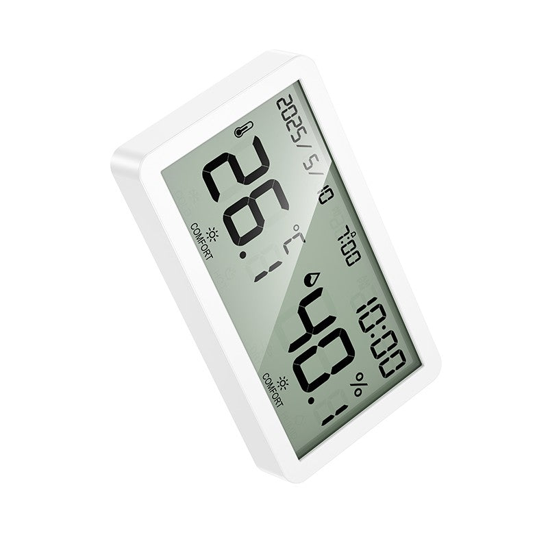 Elektroninis laikrodis su higrotermometru Hoco HX42 baltas