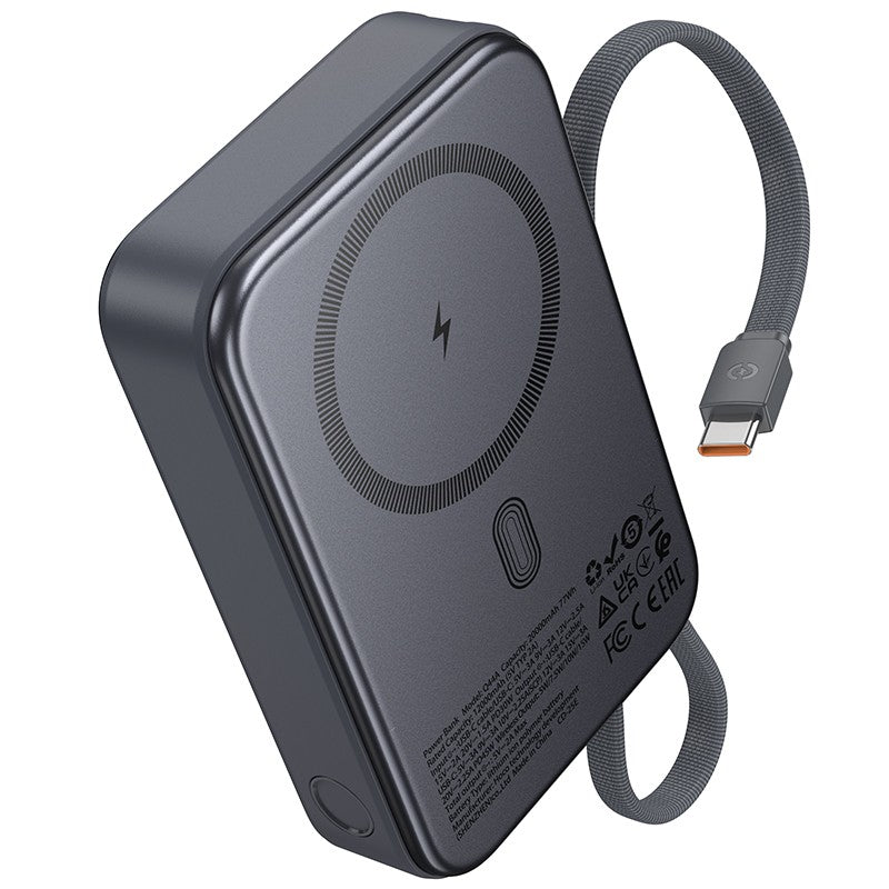 Išorinė baterija Power Bank Hoco Q44A 45W Magnetic 20000mAh juoda