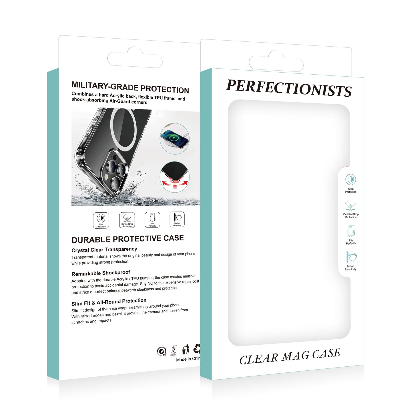 Dėklas Perfectionists Clear Mag Case Apple iPhone 17 skaidrus