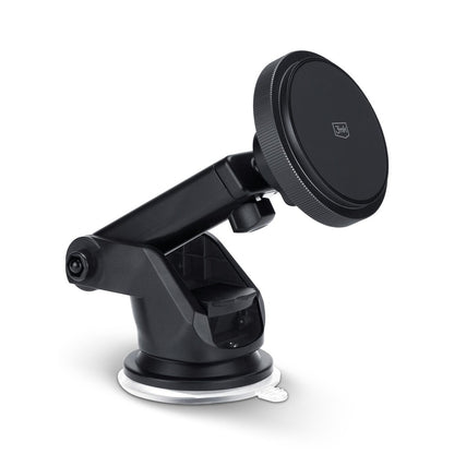 Automobilinis laikiklis-įkroviklis 3mk Car MagCharger 15W (windshield/dashboard) juodas