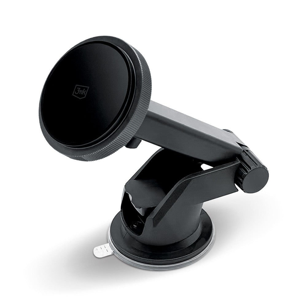 Automobilinis laikiklis-įkroviklis 3mk Car MagCharger 15W (windshield/dashboard) juodas