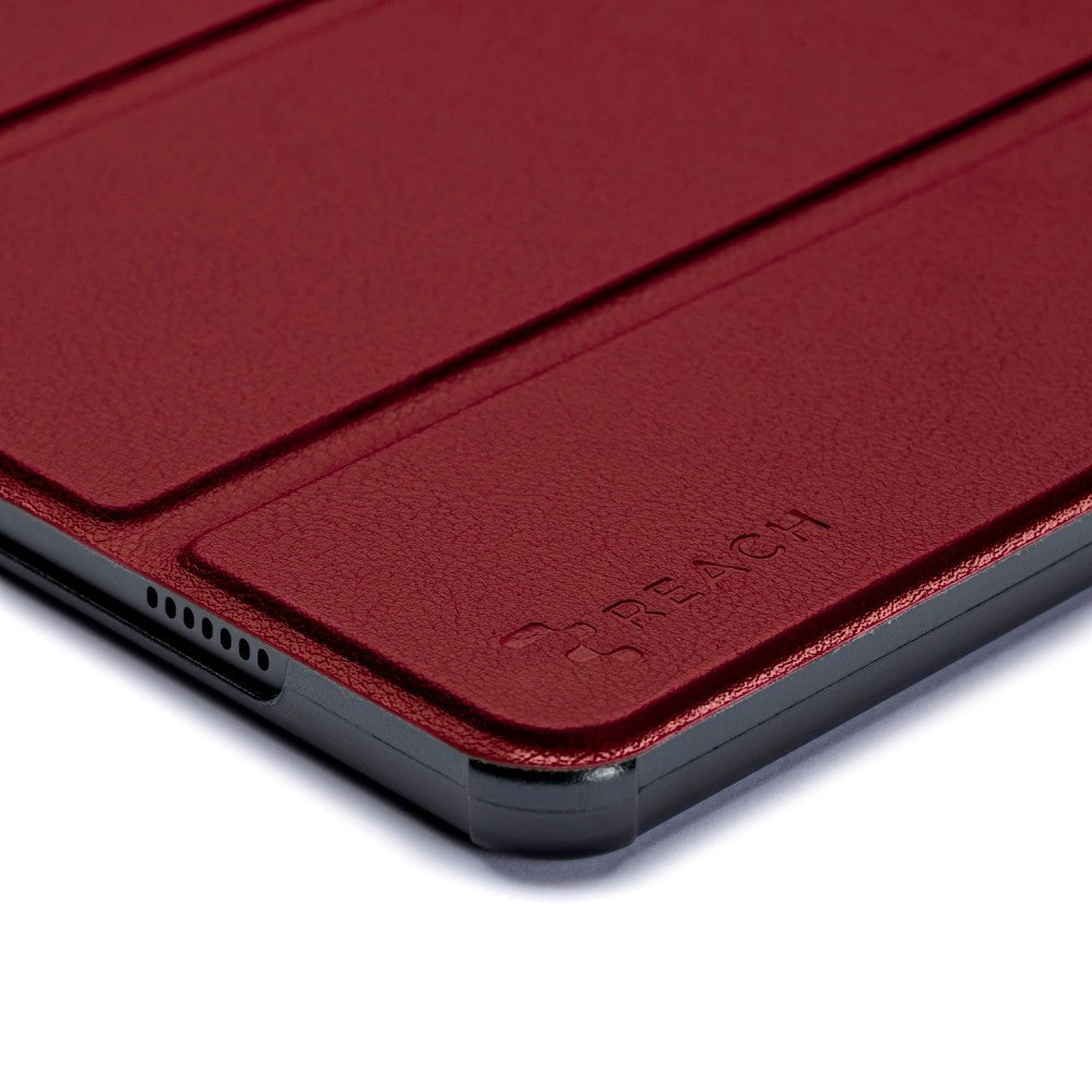Dėklas Reach Smart Leather Xiaomi Redmi Pad 2 Pro 12.1 tamsiai raudonas