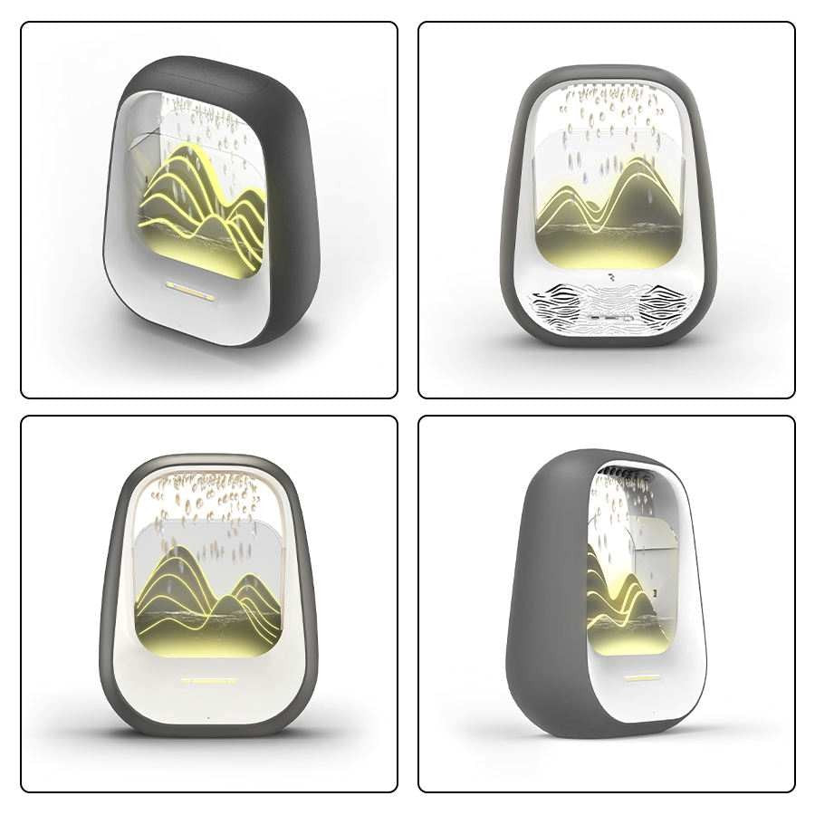 Belaidis miego ir poilsio garsiakalbis Reach Relaxing Rain juodas