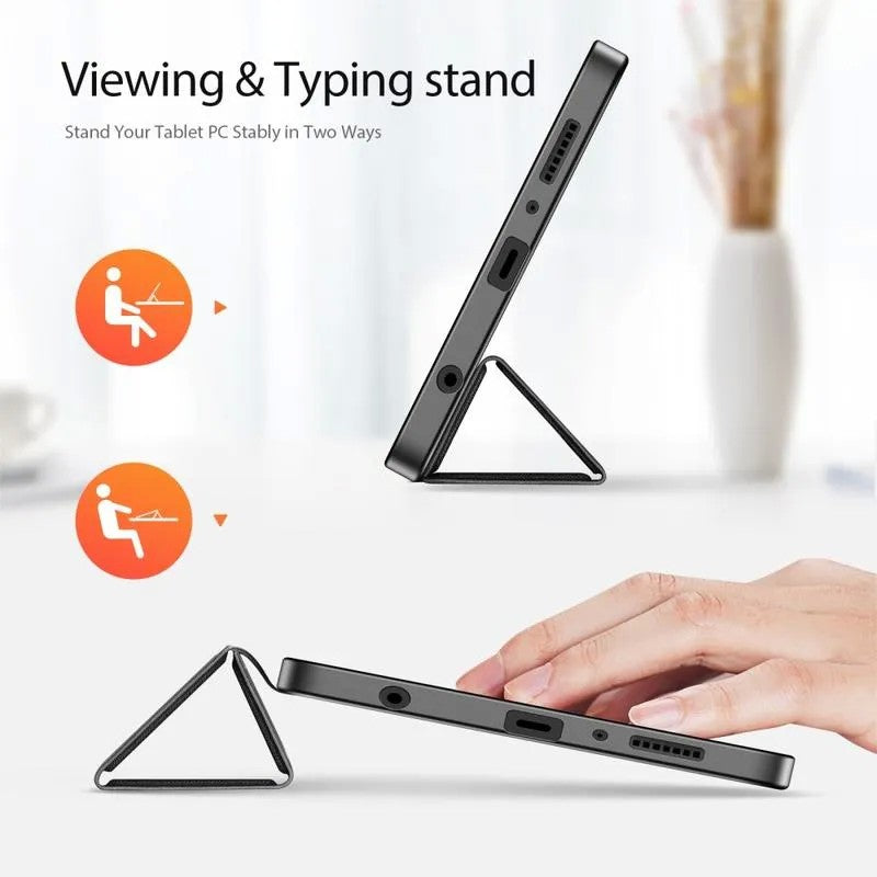 Dėklas Dux Ducis Domo Samsung X110/X115 Tab A9 8.7/X130/X135 Tab A11 8.7 juodas