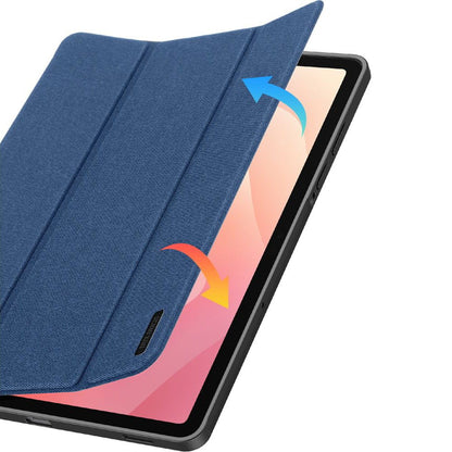 Dėklas Dux Ducis Domo Samsung X730/X730 Tab S11 tamsiai mėlynas