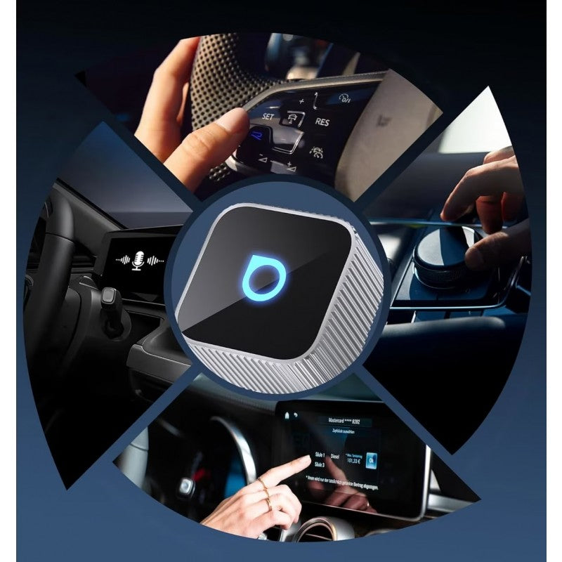 Belaidis CarPlay/Android Auto adapteris Ottocast Mini Cube juodas CP88-T2