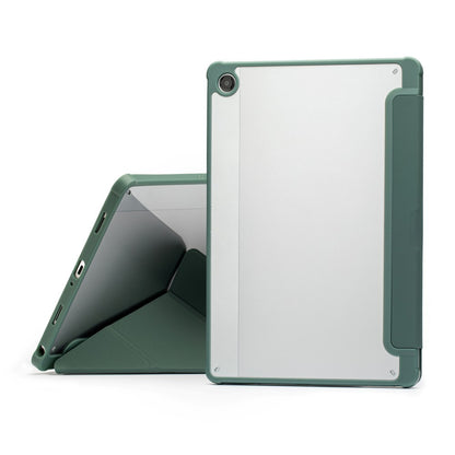 Dėklas Reach Origami Apple iPad 10.9 2022/iPad 11 2025 tamsiai žalias