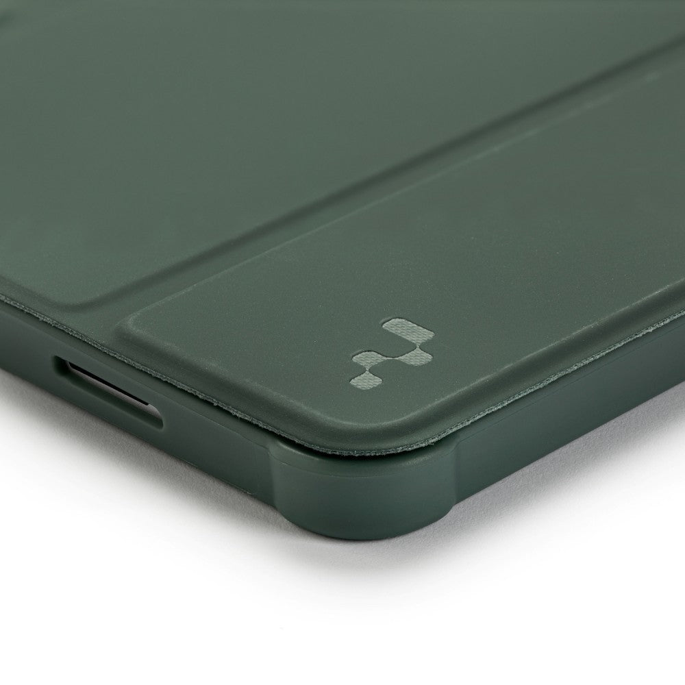 Dėklas Reach Origami Xiaomi Redmi Pad SE 11.0 tamsiai žalias