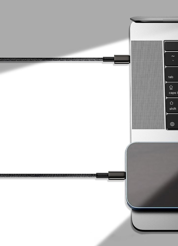 USB kabelis Baseus Tungsten PD20W USB-C to Lightning 1.0m juodas CATLWJ-01
