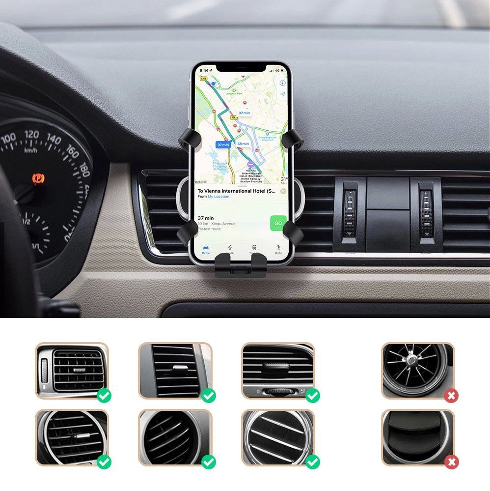 Automobilinis telefono laikiklis Ugreen LP228 juodas