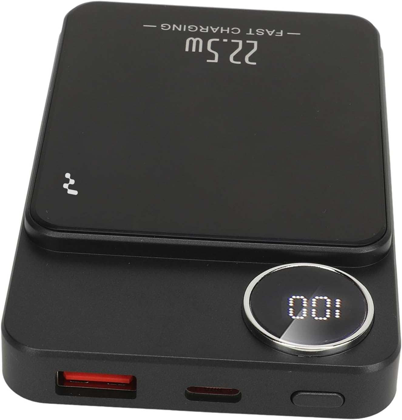 Išorinė baterija Power Bank Reach RR-H211 22.5W MagSafe 10000mAh juoda