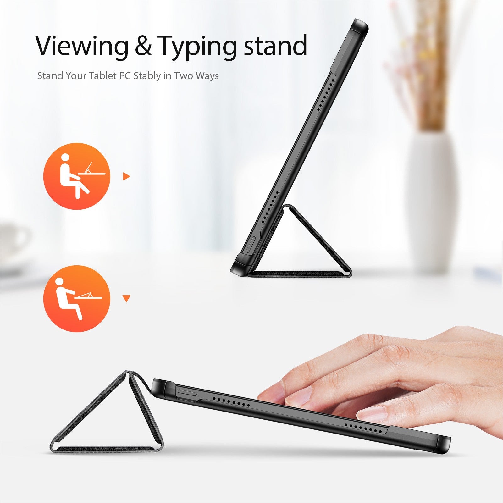 Dėklas Dux Ducis Domo Xiaomi Redmi Pad Pro 12.1/Redmi Pad 2 Pro 12.1 juodas