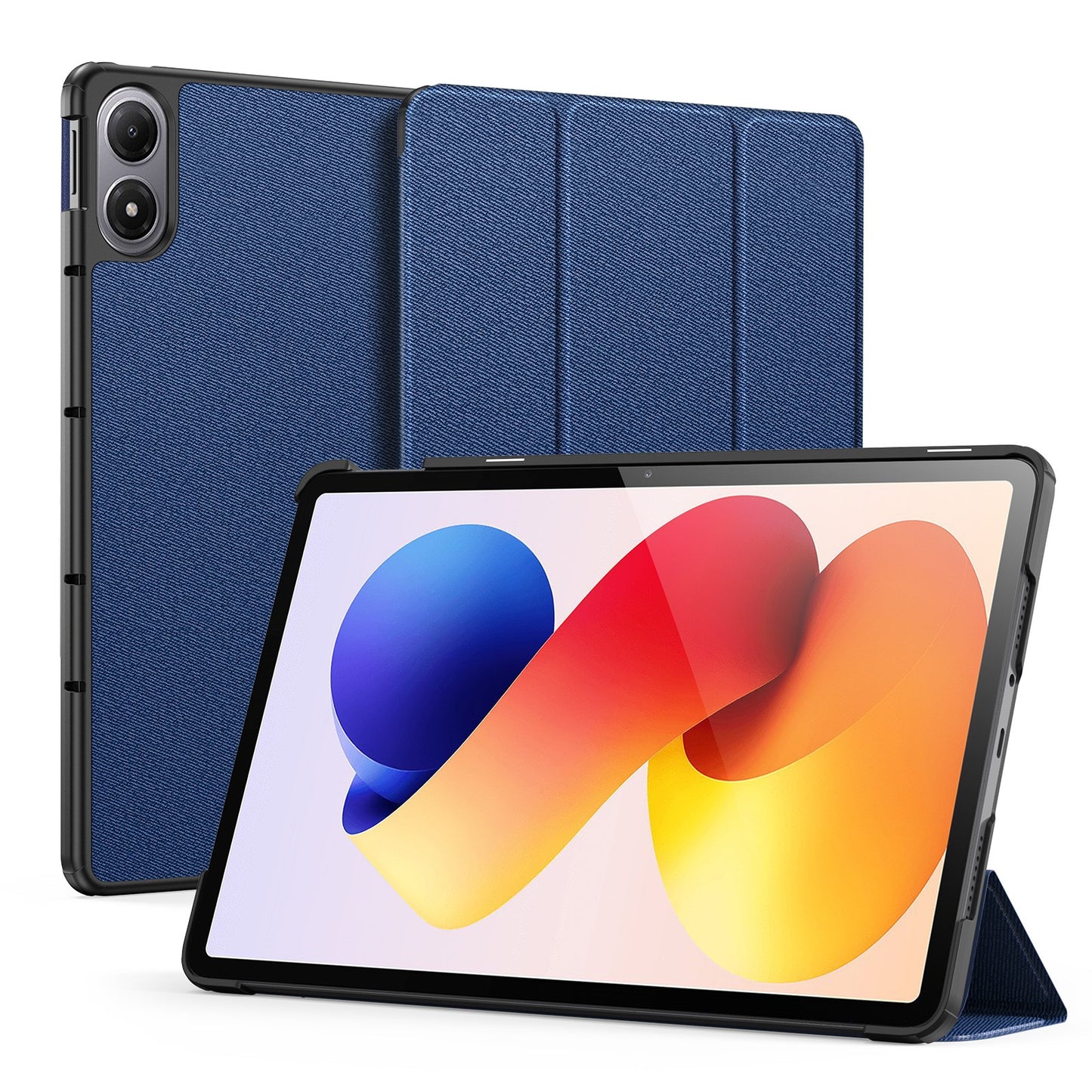 Dėklas Dux Ducis Domo Xiaomi Redmi Pad Pro 12.1/Redmi Pad 2 Pro 12.1 tamsiai mėlynas