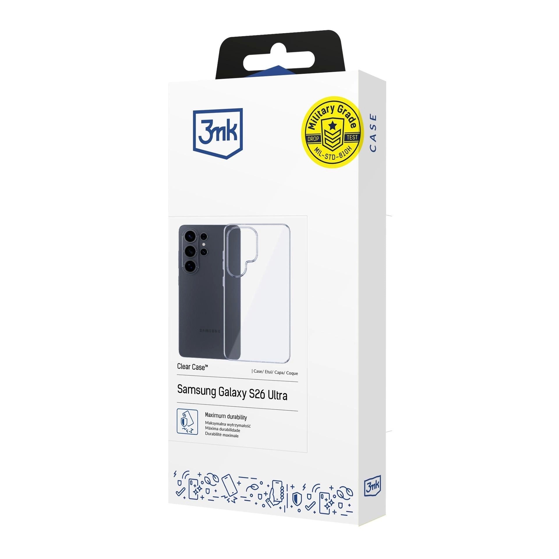 Dėklas 3mk Clear Case 1,2mm Samsung S948 S26 Ultra