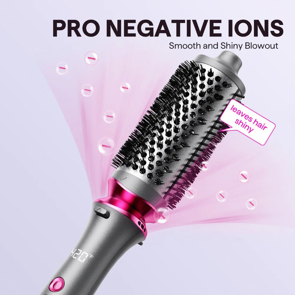 Plaukų formavimo šukos Wavytalk Heatwave Pro rožinės