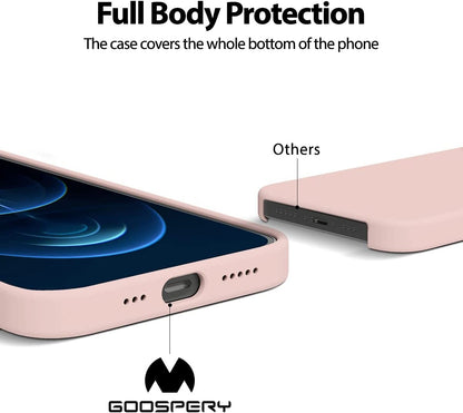 Dėklas Mercury Pure Magsafe Silicon Case Samsung S942 S26 rožinio smėlio
