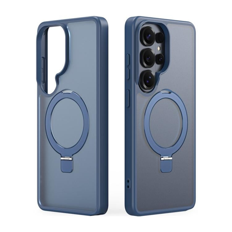 Dėklas Dux Ducis Yind Magnetic Stand Samsung S948 S26 Ultra tamsiai mėlynas