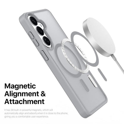Dėklas Dux Ducis Yind MagSafe Samsung S942 S26 pilkas