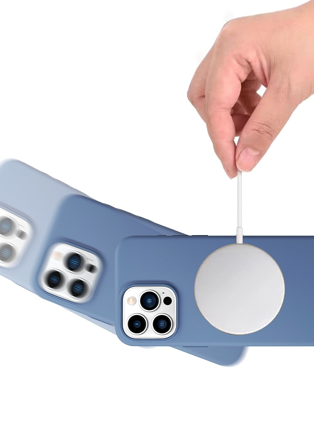 Dėklas HDD Silicone MagSafe Case Samsung S947 S26 Plus tamsiai pilkas