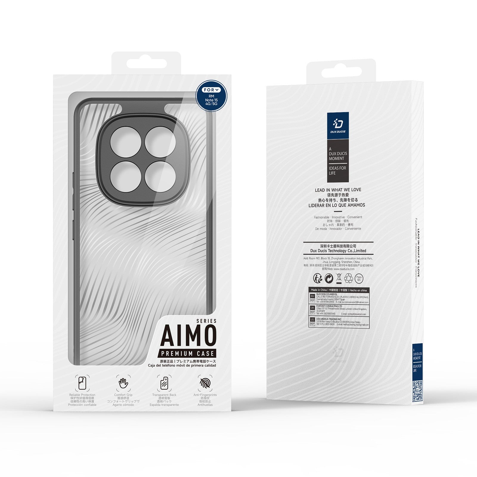 Dėklas Dux Ducis Aimo Xiaomi Redmi Note 15 4G/Redmi Note 15 5G