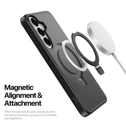 Dėklas Dux Ducis Yind Magnetic Stand Samsung S947 S26 Plus juodas