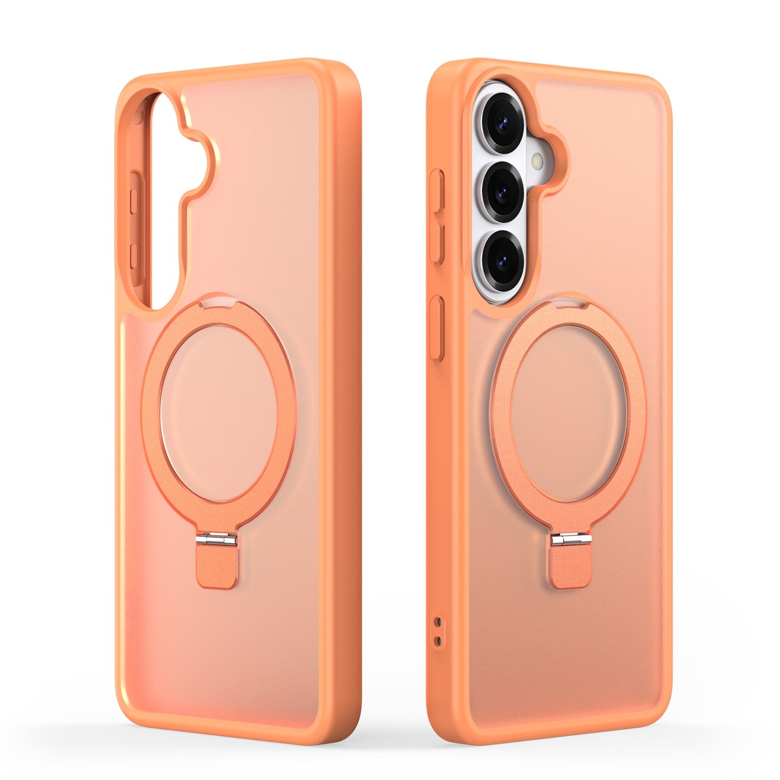 Dėklas Dux Ducis Yind Magnetic Stand Samsung S947 S26 Plus oranžinis