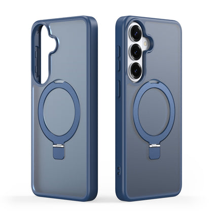 Dėklas Dux Ducis Yind Magnetic Stand Samsung S947 S26 Plus tamsiai mėlynas