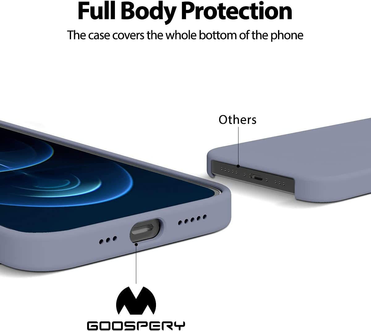 Dėklas Mercury Pure Magsafe Silicon Case Samsung A376 A37 5G levandos pilka