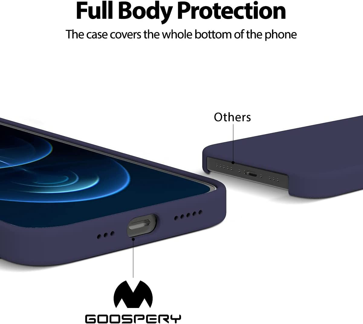 Dėklas Mercury Pure Magsafe Silicon Case Samsung A376 A37 5G tamsiai mėlynas