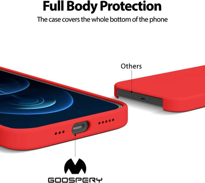 Dėklas Mercury Pure Magsafe Silicon Case Samsung A576 A57 5G raudonas