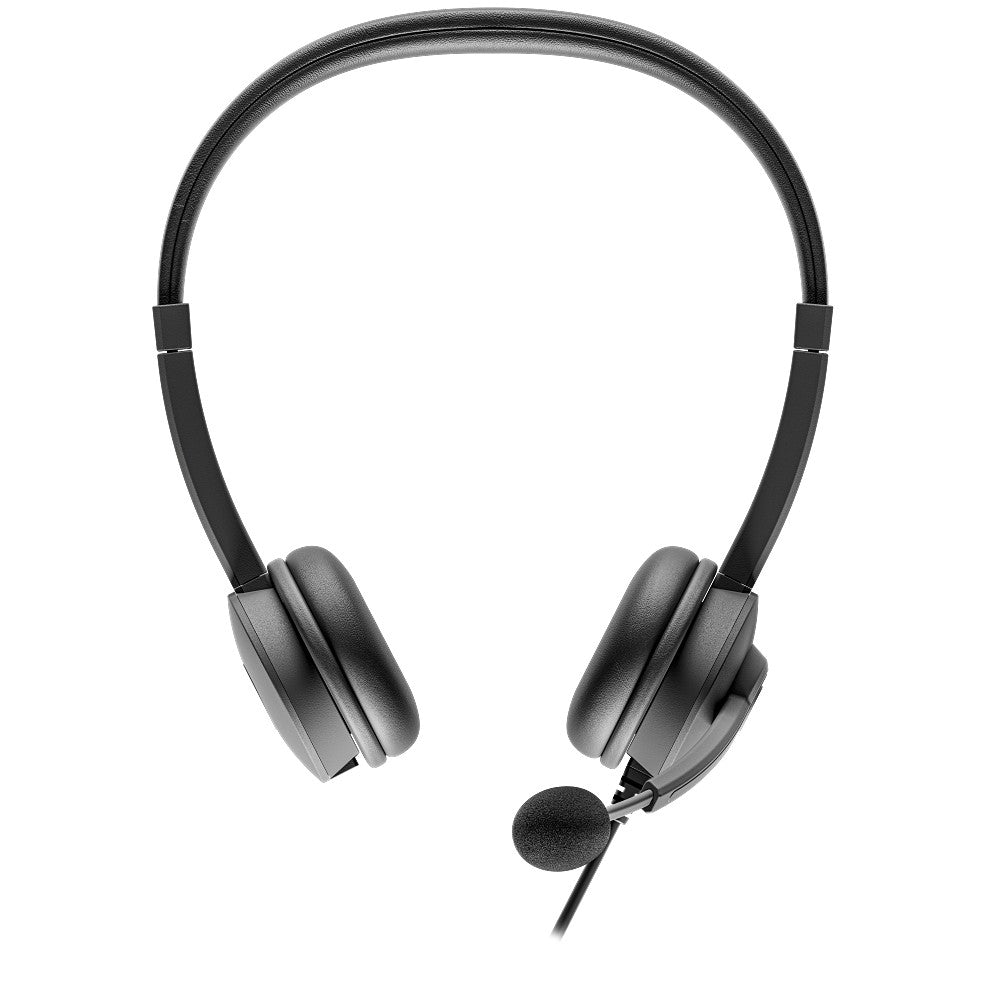 Ausinės su mikrofonu Axtel FLOW UC stereo USB-A/C juodos